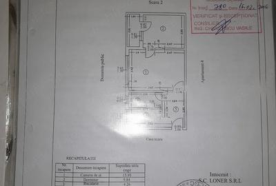 Apartament cu 2 camere semidecomandat în Central