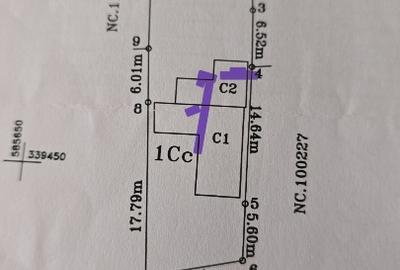Casă individuală cu 3 camere cu Teren 419 Mp în Central