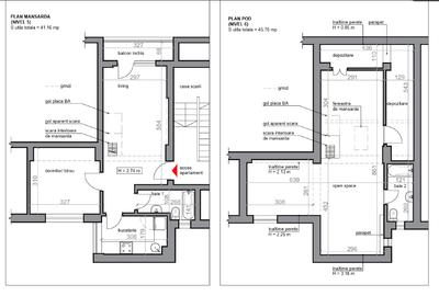 Apartament cu 2 camere semidecomandat, mobilat în Mihai Bravu