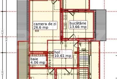 Apartament cu 3 camere decomandat în Central