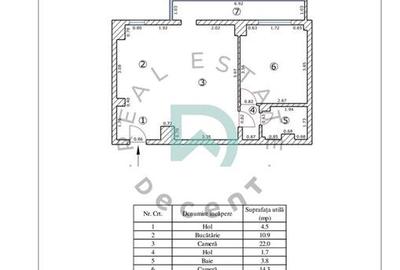 Apartament cu 2 camere semidecomandat, mobilat în Răcădău - 4