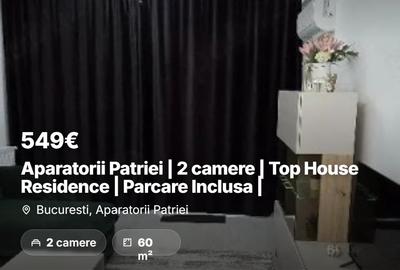 Apartament cu 2 camere decomandat, mobilat în Apărătorii Patriei