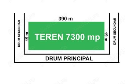 Teren de 7300 mp, în Central