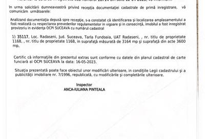 Teren de 3164 mp, în Rădășeni - 4