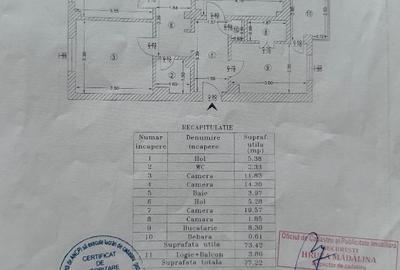 Apartament cu 3 camere decomandat în Lujerului