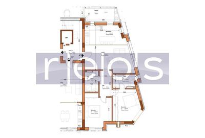 Apartament cu 3 camere semidecomandat în Unirii