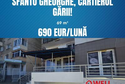 Spațiu comercial, de 69 mp, în Gării - 1