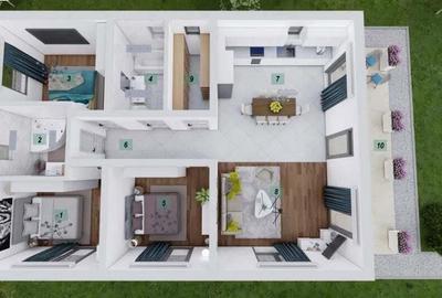 Casă cu 4 camere cu Teren 500 Mp în Unirii - 4