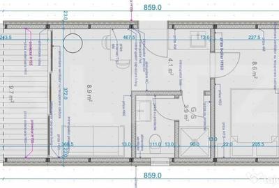 Casă cu 2 camere cu Teren 30 Mp în Central