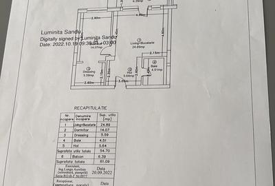 Apartament cu 2 camere decomandat în Pipera