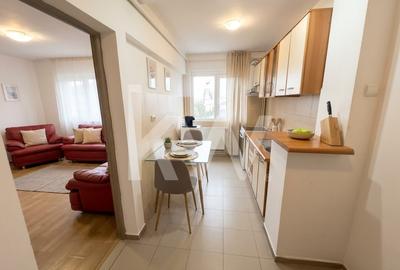 Apartament cu 3 camere semidecomandat, mobilat în Podu Roș