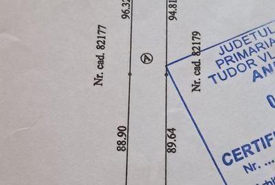 Teren de 2177 mp, în Tudor Vladimirescu - 2