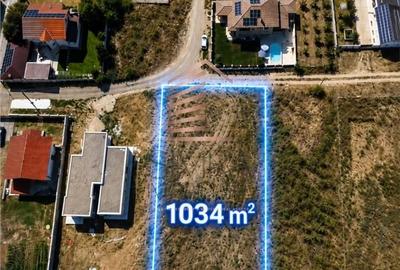Teren de 1034 mp, în Paleu