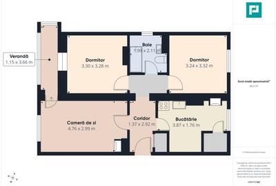 Apartament cu 3 camere decomandat în Central - 8
