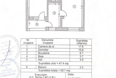 Apartament cu 2 camere semidecomandat în Titan - 7
