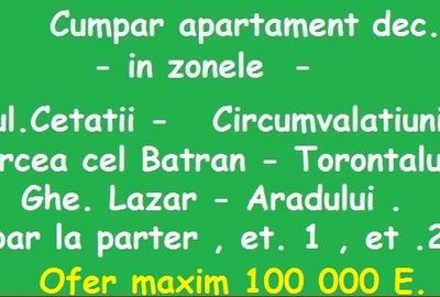 Apartament cu 2 camere decomandat în Bucovina