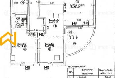 Apartament cu 3 camere decomandat, mobilat în Baba Novac - 2