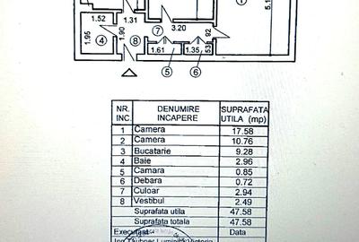 Apartament cu 2 camere decomandat în Titan - 8