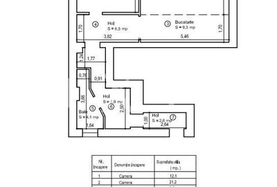 Apartament cu 2 camere decomandat, mobilat în Ultracentral - 18