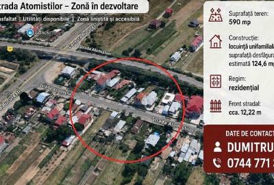 Casă individuală cu 4 camere cu Teren 590 Mp în Central