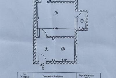 Apartament cu 2 camere semidecomandat în Plopilor