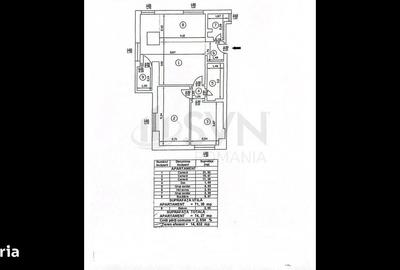 Apartament cu 3 camere semidecomandat în Victoriei