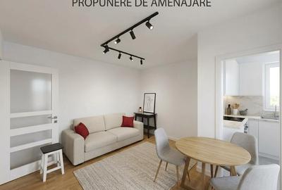 Apartament cu 2 camere semidecomandat, mobilat în Berceni