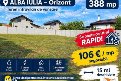 Teren de 388 mp, în Central