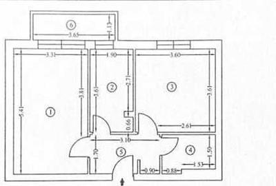 Apartament cu 2 camere decomandat în Crețuleasca