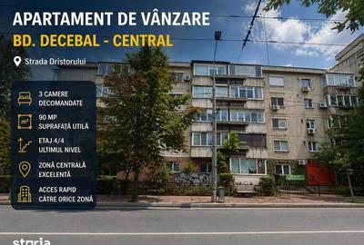 Apartament cu 3 camere în Dristor