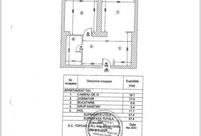 Apartament cu 2 camere în Central