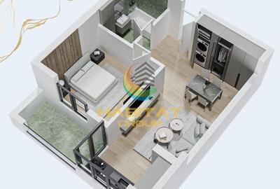 Apartament cu 2 camere în Central