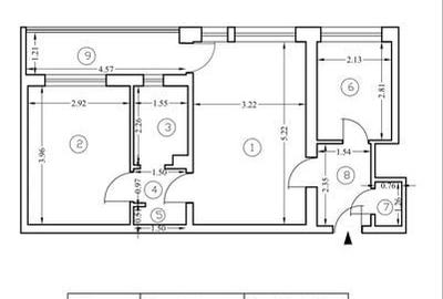 Apartament cu 2 camere în Militari