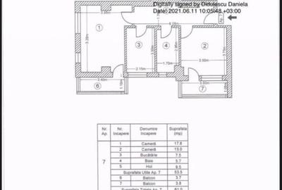 Apartament cu 2 camere în Central