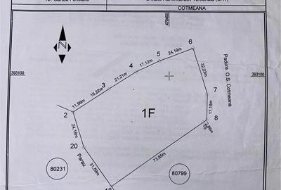 Teren de 4600 mp, în Cotmeana - 1