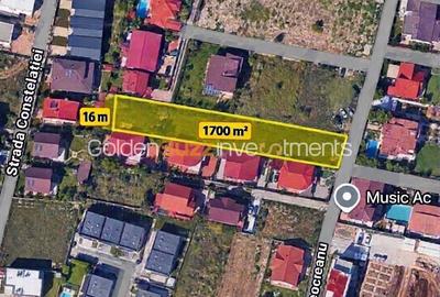 Teren de 1700 mp, în Central