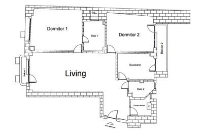 Apartament cu 3 camere decomandat, mobilat în Cișmigiu