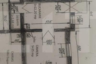 Casă cu 2 camere cu Teren 99 Mp în Central