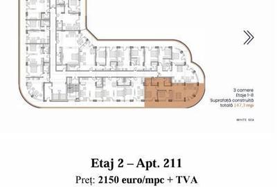 Apartament cu 3 camere în Central - 8