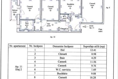 Apartament cu 3 camere decomandat în Triaj - 6