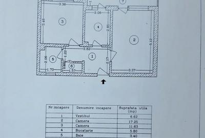 Apartament cu 2 camere decomandat în Tomis Nord