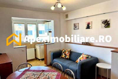 Apartament cu 2 camere semidecomandat, mobilat în Rahova