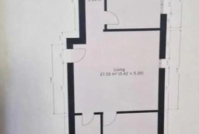 Apartament cu 3 camere semidecomandat în Chișoda - 2