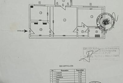 Apartament cu 2 camere semidecomandat în Central