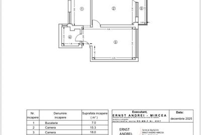 Apartament cu 2 camere semidecomandat în Eroii Revoluției