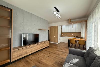 Apartament cu 2 camere semidecomandat, mobilat în Baciu
