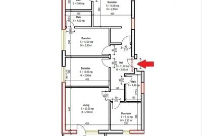 Apartament cu 4 camere decomandat în Titan - 3