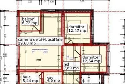 Apartament cu 3 camere decomandat în Central