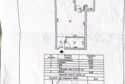 Apartament cu 2 camere semidecomandat în Nerva Traian