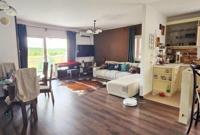 Apartament cu 3 camere semidecomandat, mobilat în DN 1 - 1